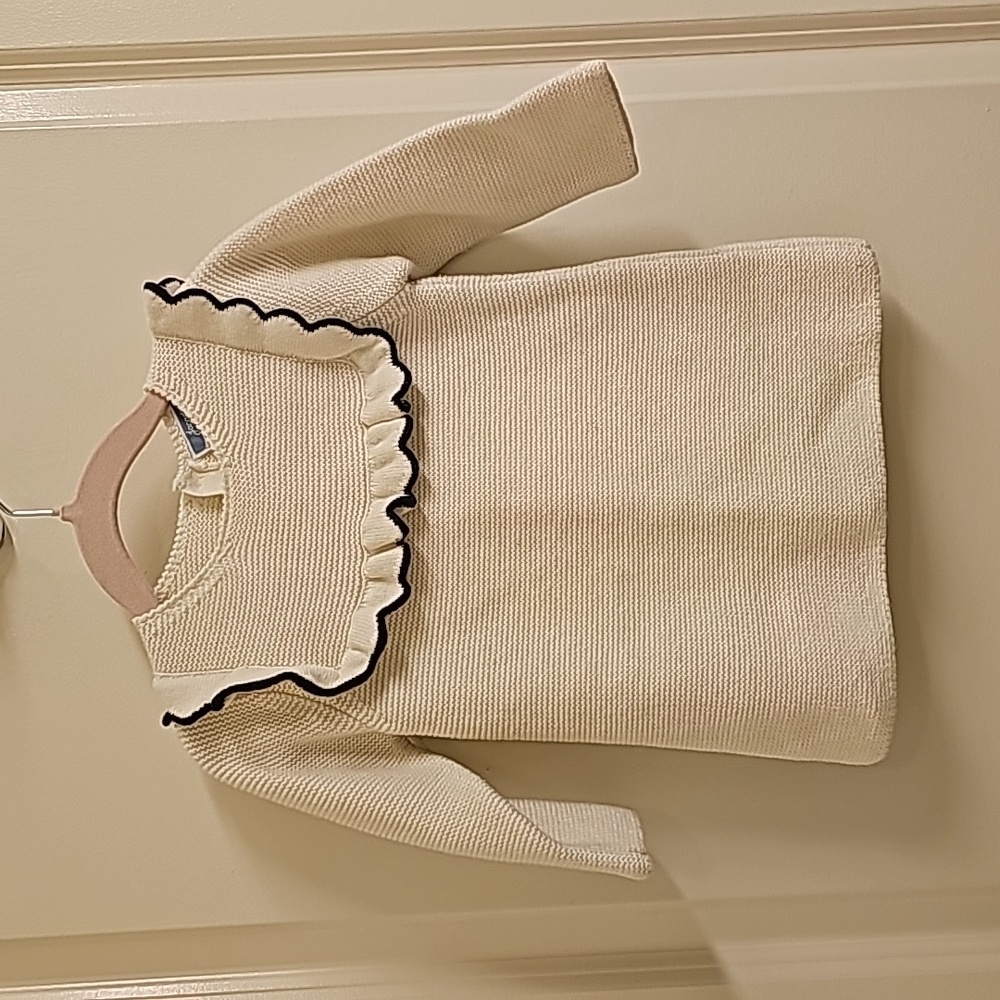 Jacadi ruffle sweater
